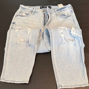 Ladies Light Blue Distressed Women’s Jeans
